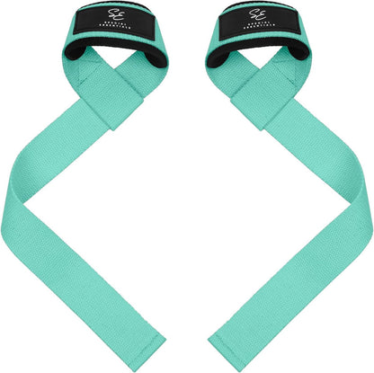 Weightlifting Wrist Straps – 2-Pack Adjustable Padded Neoprene Lifting Straps for Gym, for Men & Women